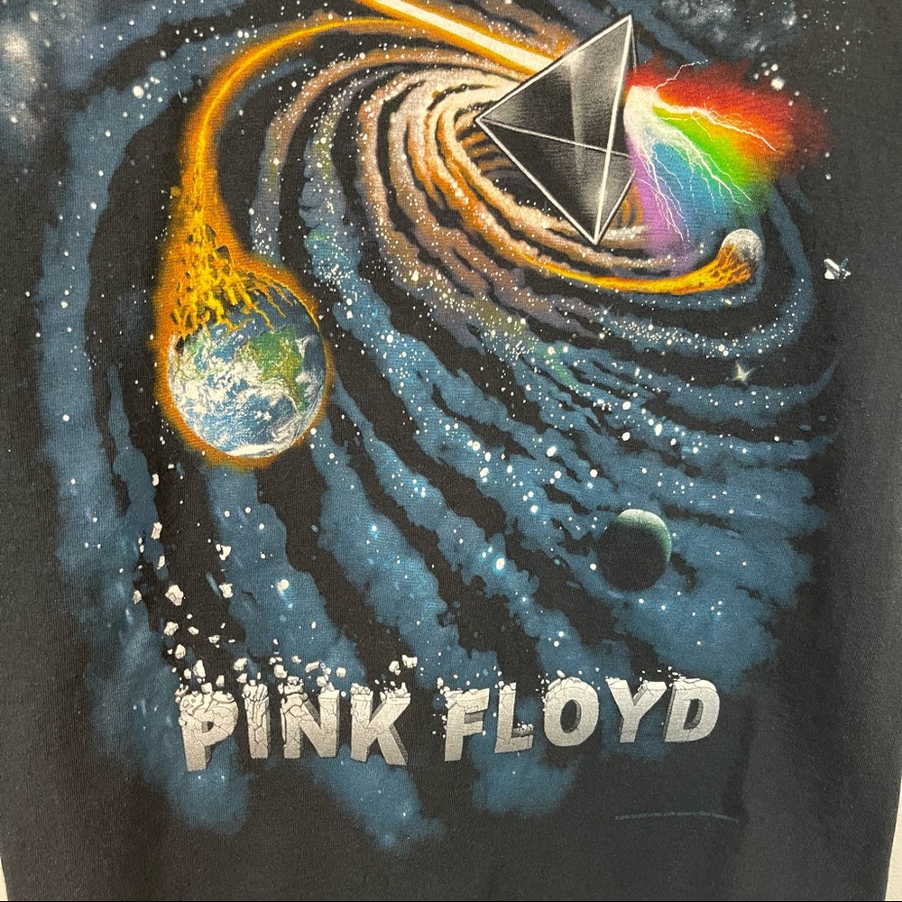 Pink Floyd Black Graphic Tee Shirt S Black - Picture 2 of 4